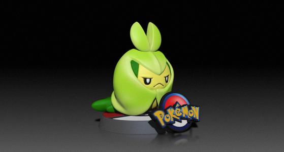 Swadloon  - POKÉMON FIGURINE - 3D PRINT MODEL