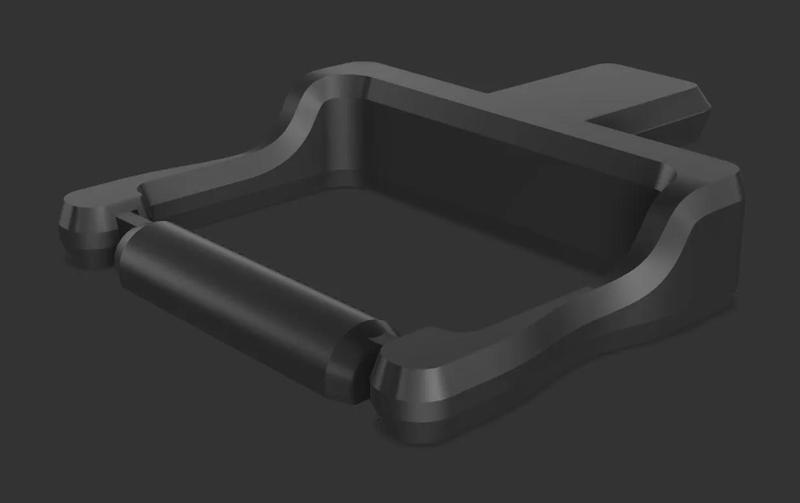 Clamp On Leaf Blower Toilet Paper Holder   