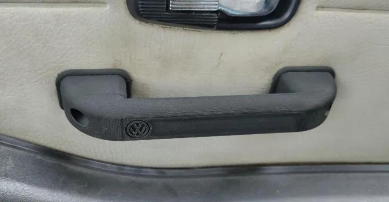 Interior Door Pull Handle Black VW T2 Bay window   