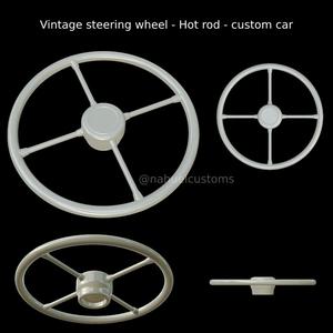 Vintage steering wheel - Hot rod - custom car
