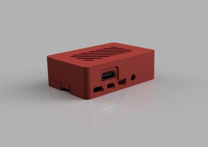 Raspberry Pi 4 case with HDMI to CSI-2 