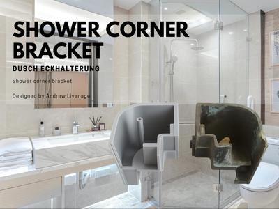 Shower Corner Bracket | Dusch Eckhalterung