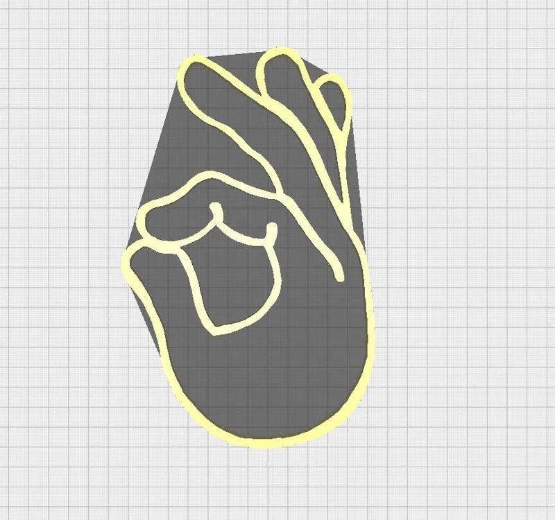 Emoji OK hand sign   