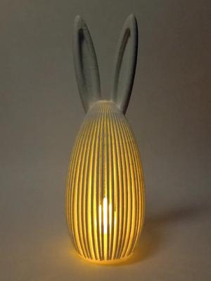 easter decoration with lamp   