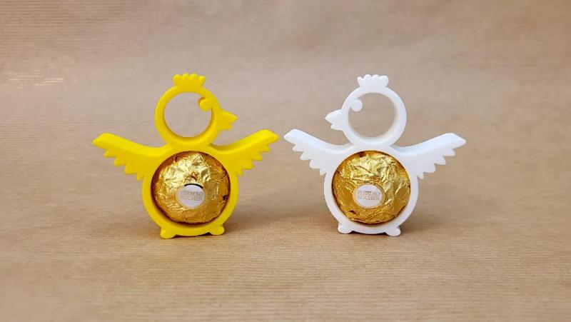 Easter Chick Chicken with Ferrero Rocher   