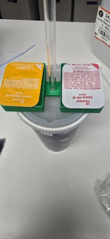 Fast food sauce hold   