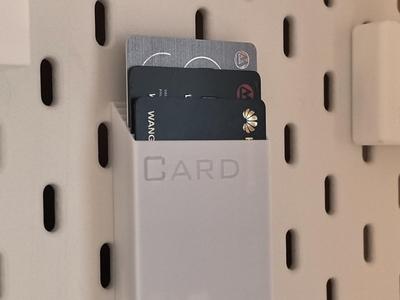 Card Holder【IKEA Pegboard】
