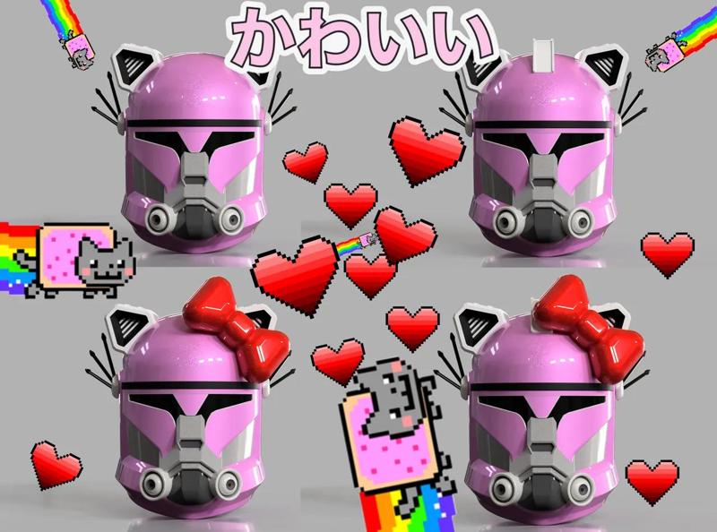 Super Kawaii Neko Torupa Herumetto v3 techno ear   