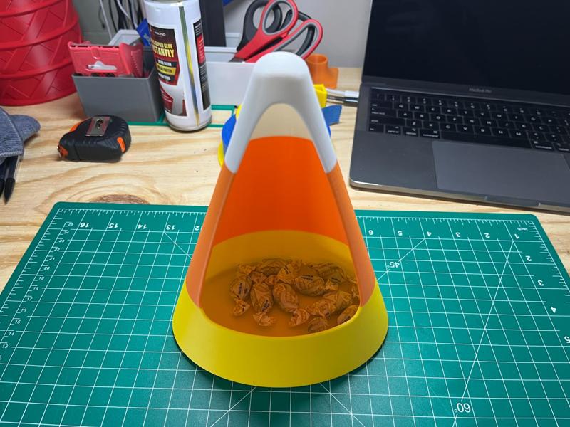 Halloween Giant Candy Corn Candy Dish