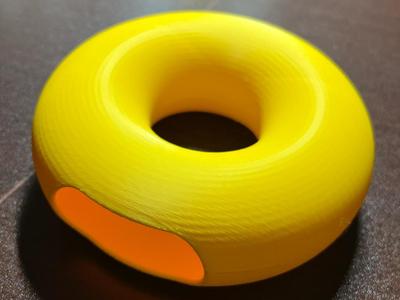 Donut hide for small snake and reptiles 