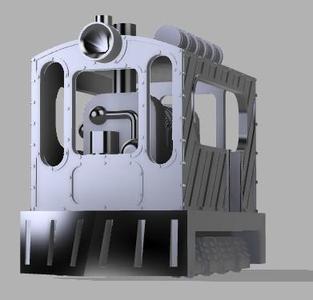 Futuristic Train Engine