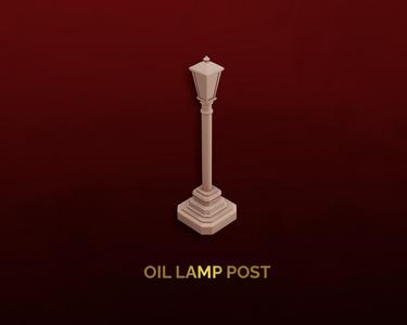 Oil Lamp Post