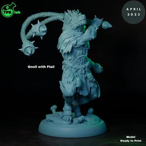 Gnoll with Flail