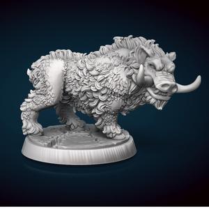 Large Wild Boar Miniature