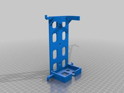 3er Euro Steckdose WallMount Wandhalterung