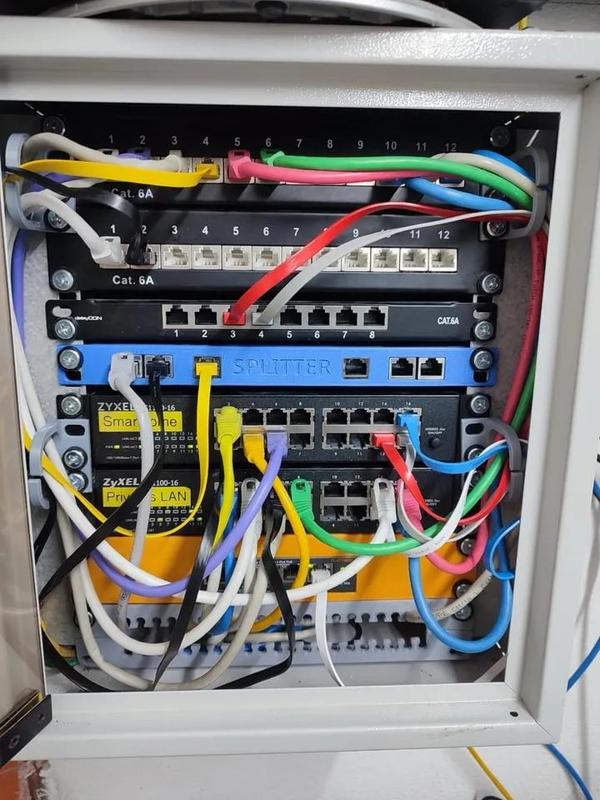 Just another Cable management for 10 inch and 19 inch racks   