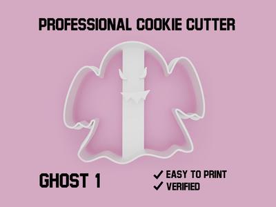 Ghost 1 cookie cutter