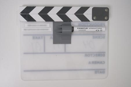 Marker holder for Clapboard