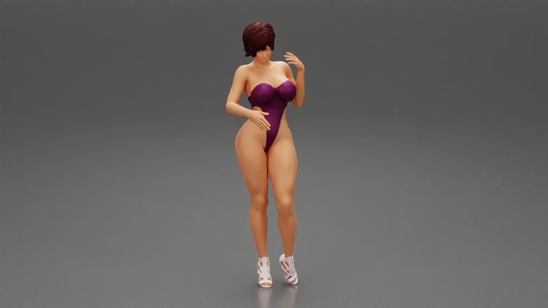Young sexy Girl Wearing a sexy Monokini