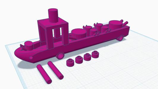 Battle Benchy with wheels.   