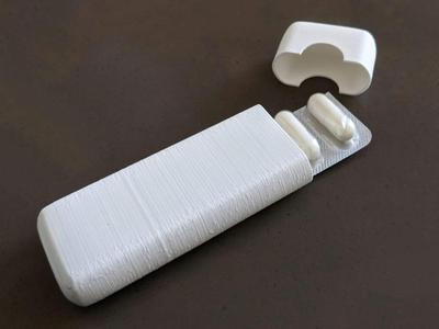 Pocket box for pills, rosary etc.