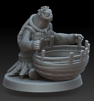 Sea Tortle Villager (basket weaver)