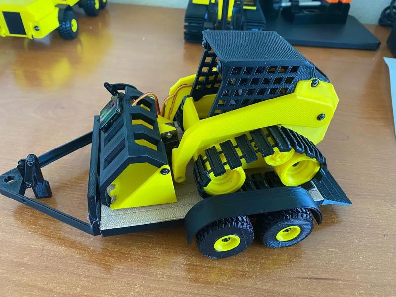 Mini Trailer Optimized for Skidsteer   