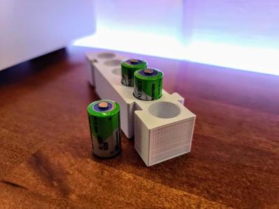Modular Battery Holder - 1/2 AA - 14250 (jasond compatible)