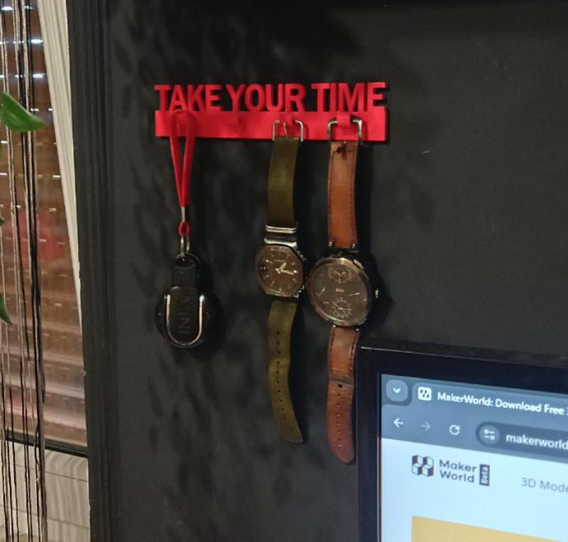 Wall watch hanger
