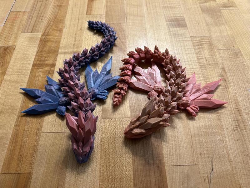 Articulating Crystal Dragon