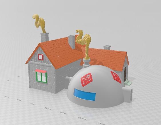 adult goku house