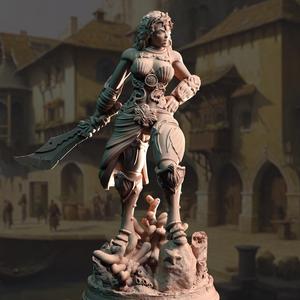 Triton Female Fighter - Inedra-Ki