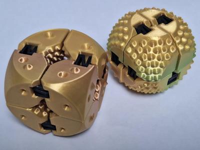 Infinity double ball with massage effect   