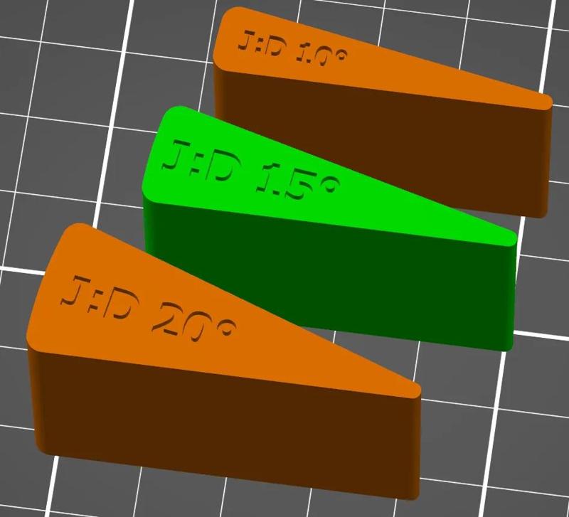 Klínky pro broušení nožů. Knife sharpening wedges.   
