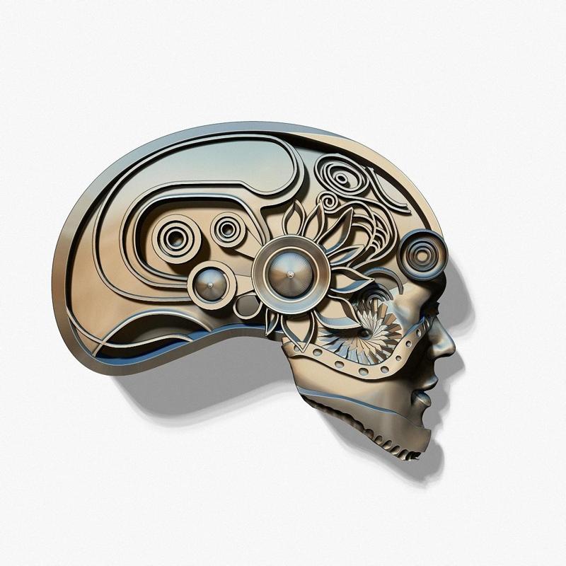 abstract head for casting