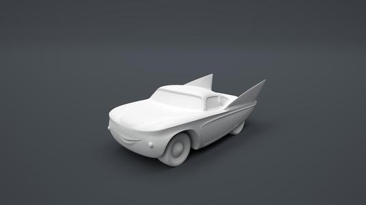 SUPER CAR TOY WITH ARTICULATED WHEELS