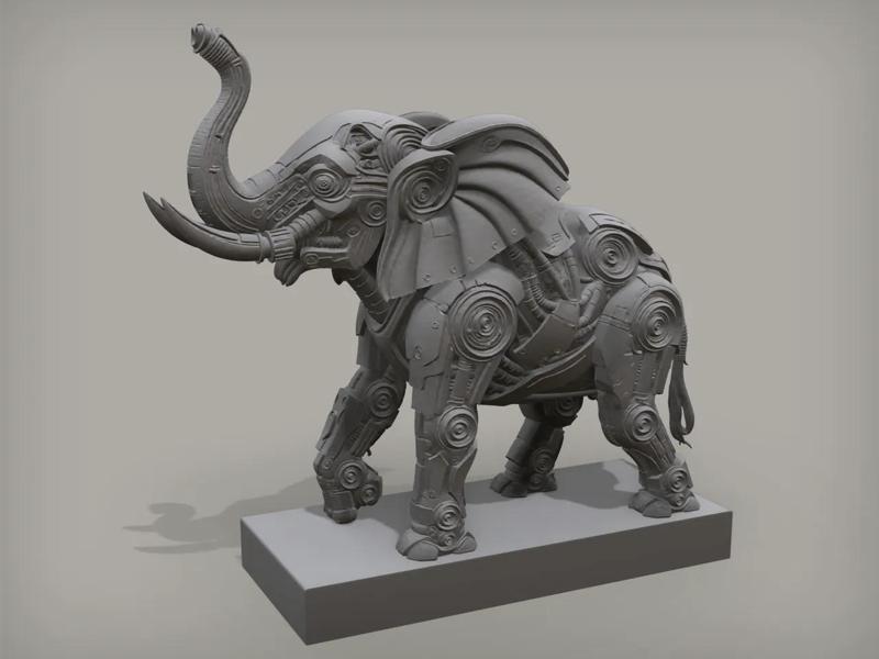 Elephantinator, Sculpture   