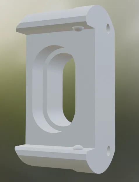 window holder - wallmount without need for pin   