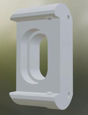 window holder - wallmount without need for pin   