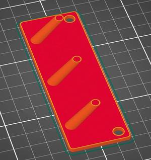 Key Hanger for 3 Keys   