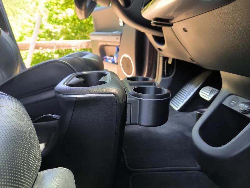 Hyundai Ioniq 5 center console holder for phone, bottles, trash bin etc.   