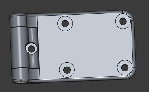 Door Hinge RatRig VC-4 6mm panel   