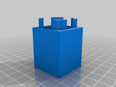 Copy of Curve with guardrail  for marble track compatible with duplo and hubelino