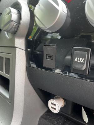Toyota Tundra Accessory insert for USB-C extension.   