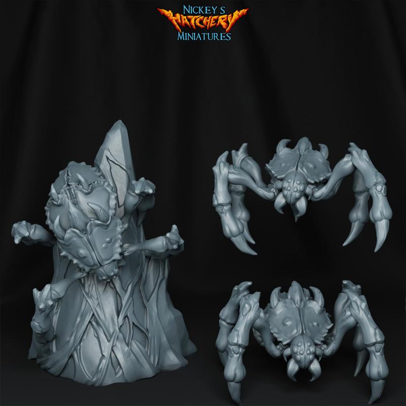 Small Spiders, 32mm scale