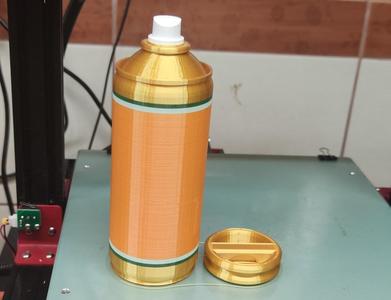 Spray paint can secret container