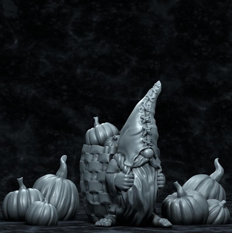 Gonk pumpkin farmer, FDM