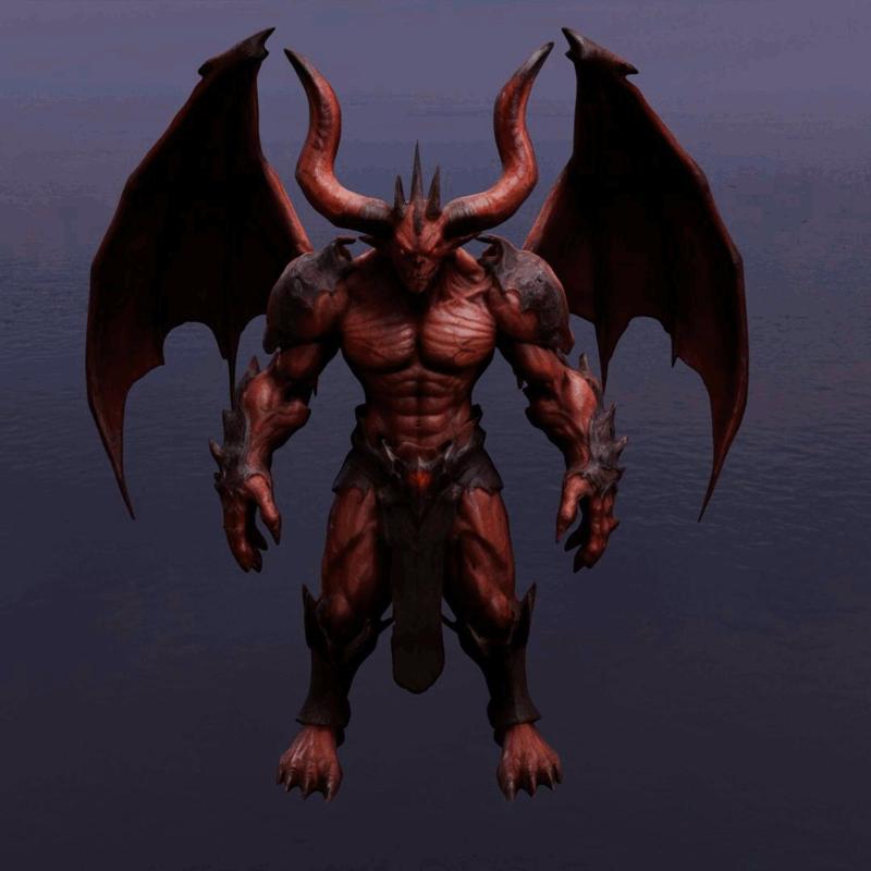 Boss Devil Statue   