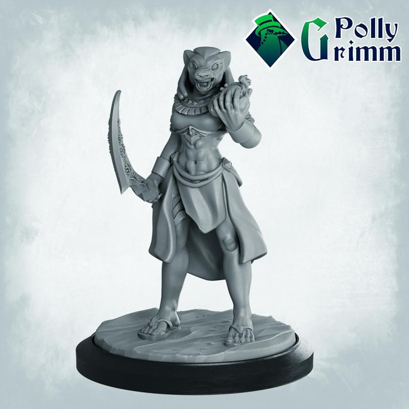 Set of Egyptian gods. Sekhmet