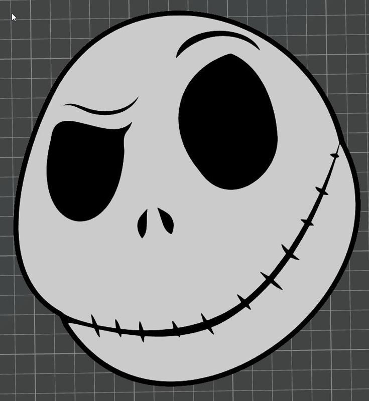 Jack Skellington face #5 - AMS READY 